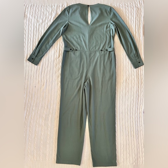 NWOT BILLY REID Small Forest Green Long sleeve Jumpsuit - Picture 11 of 12